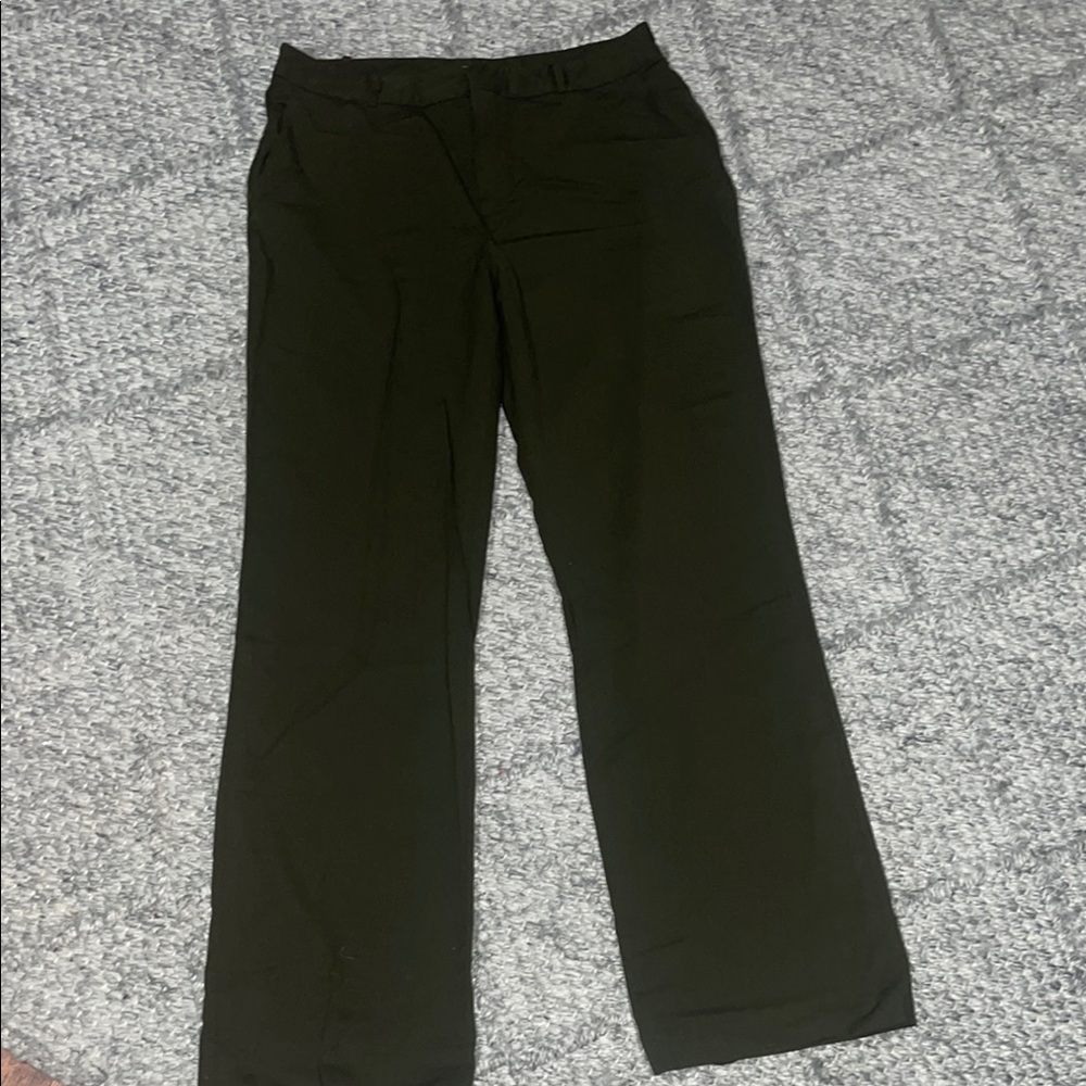 Dark forest green women’s trousers
